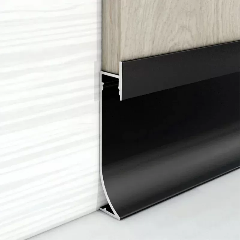 Aluminium Shadow Gap Skirting Board for LED Lighting 3 m VISIONAL / 05-794