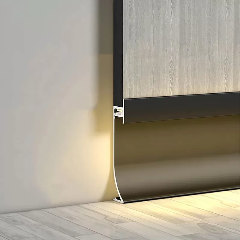 Aluminium Shadow Gap Skirting Board for LED Lighting 3 m VISIONAL / 05-794