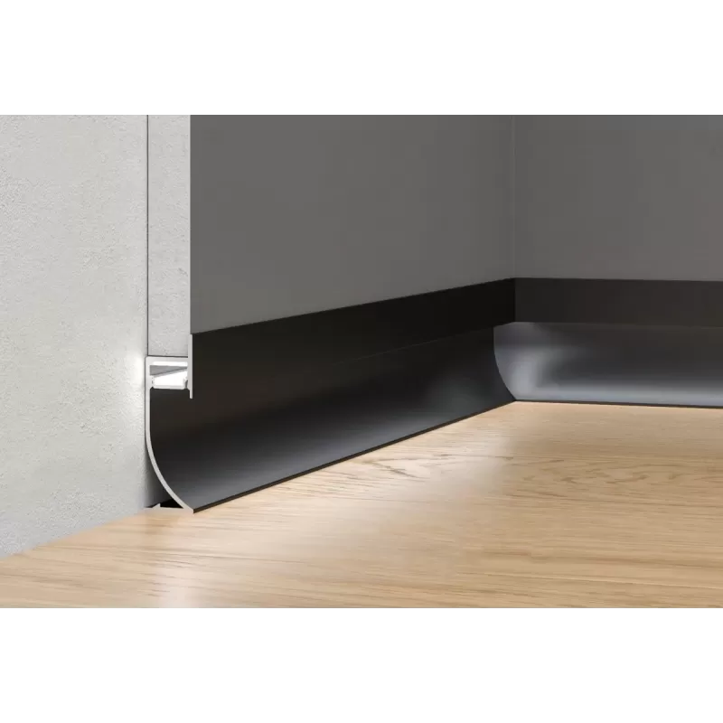 Aluminium Shadow Gap Skirting Board for LED Lighting 3 m VISIONAL / 05-794