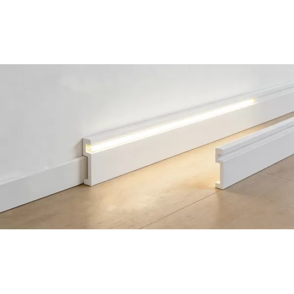 Плинтус для LED ленты 2400x100x18 мм