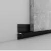 Alumīnija ēnu grīdlīste 3m