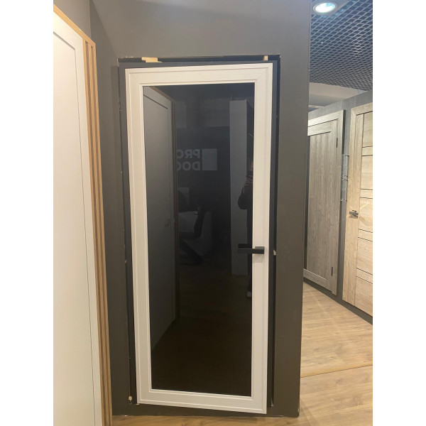 Alumīnija iekšdurvis Profildoors RAL9003 Paraugs Alumīnija iekšdurvis Profildoors RAL9003 Paraugs