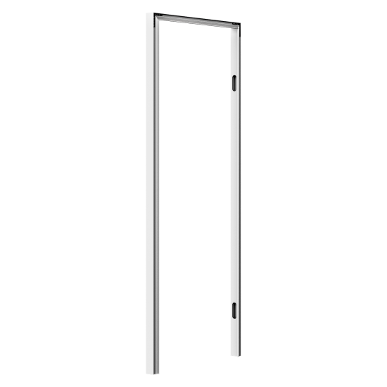 Hidden doors TREND with aluminum edge on 4 sides Black Edition