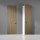 Concealed doors with natural veneer