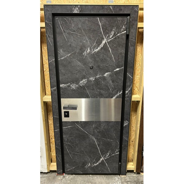 Metal door for apartment AL Lite-1 Marble