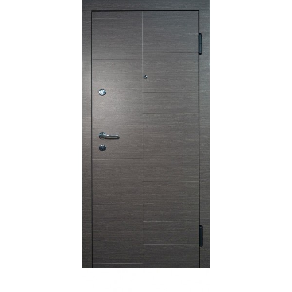 Metāla durvis dzīvoklim ar minerālvates pildījumu HORIZONT STEEL MDF