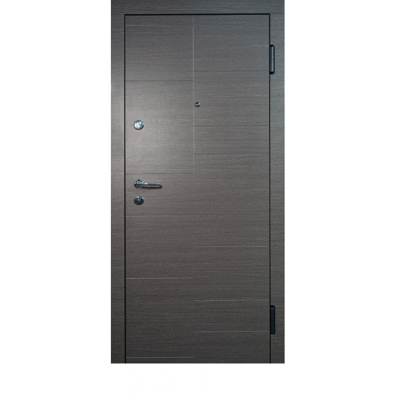 Metāla durvis dzīvoklim ar minerālvates pildījumu HORIZONT STEEL MDF
