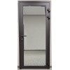 Aluminum entrance doors for houses ALU-Thermal80 with full glazing RAL8019 Aluminum entrance doors for houses ALU-Thermal80 with full glazing RAL8019