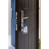 Entrance door LAR-10 galvanized metal