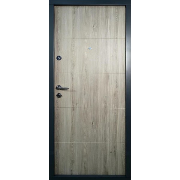 Металлическая дверь в квартиру с минеральной ватой MODERNO STEEL MDF