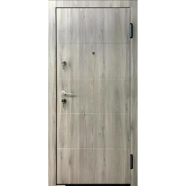 Металлическая дверь в квартиру с минеральной ватой MODERNO STEEL MDF