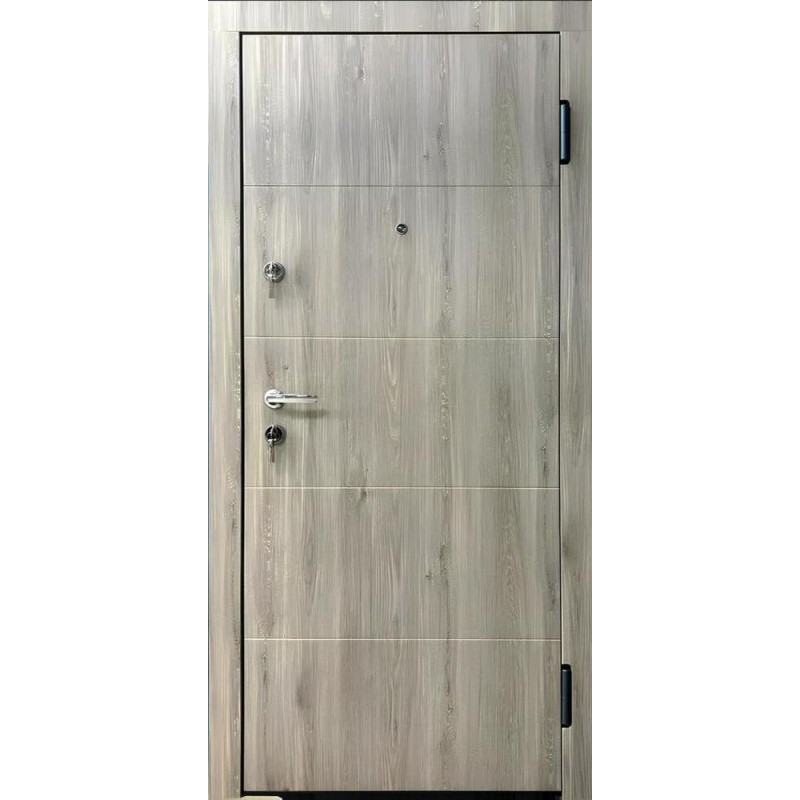 Металлическая дверь в квартиру с минеральной ватой MODERNO STEEL MDF