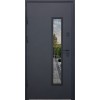 PRIME MAX Steel Entrance Door with Glass and Thermal Break – Black RAL 9005