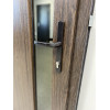 PLASTIC PVC DOOR LEON 80 Brown with wood effect/Brown