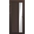 PLASTIC PVC DOOR LEON 80 Brown with wood effect/Brown