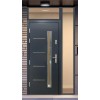 Деревянная входная дверь TORINO Antracite 980 × 2080 мм