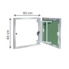 Revīzijas lūka ENG 600mm x 600mm keramisko flīžu pārklājumam