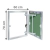 Revīzijas lūka ENG 600mm x 700mm keramisko flīžu pārklājumam