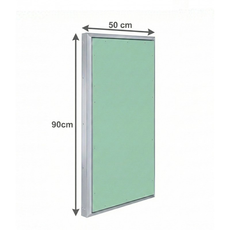 Alumīnija revīzijas lūka ARCHI 500mm x 900mm keramisko flīžu pārklājumam