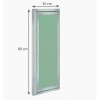 Alumīnija revīzijas lūka ARCHI 300mm x 800mm keramisko flīžu pārklājumam