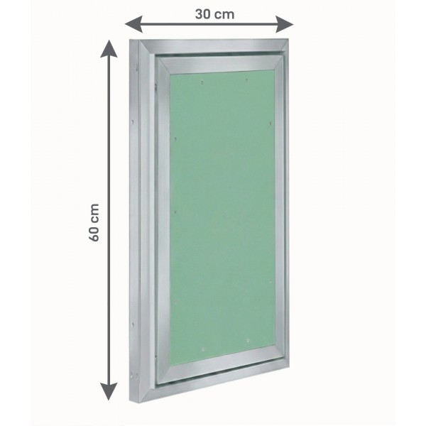 Alumīnija revīzijas lūka ARCHI 300mm x 600mm keramisko flīžu pārklājumam
