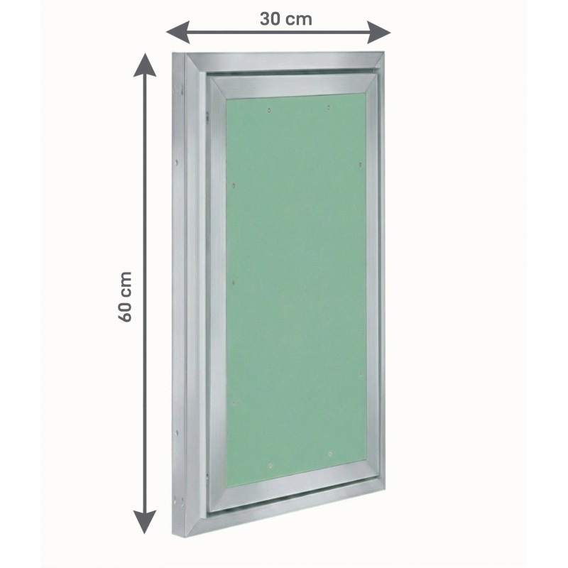 Alumīnija revīzijas lūka ARCHI 300mm x 600mm keramisko flīžu pārklājumam