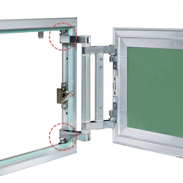 Alumīnija revīzijas lūka ARCHI 300mm x 800mm keramisko flīžu pārklājumam