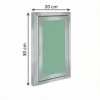 Alumīnija revīzijas lūka ARCHI 200mm x 300mm keramisko flīžu pārklājumam