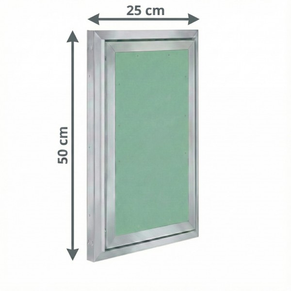 Alumīnija revīzijas lūka ARCHI 250mm x 500mm keramisko flīžu pārklājumam