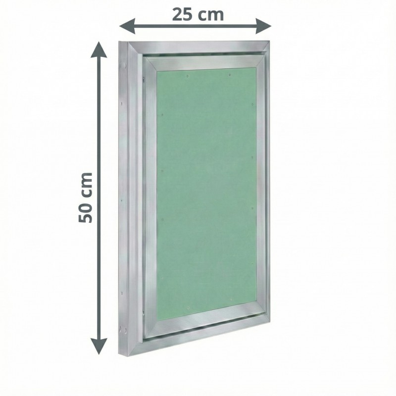 Alumīnija revīzijas lūka ARCHI 250mm x 500mm keramisko flīžu pārklājumam