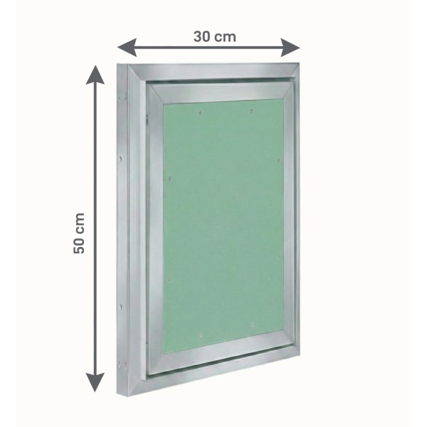 Alumīnija revīzijas lūka ARCHI 300mm x 500mm keramisko flīžu pārklājumam