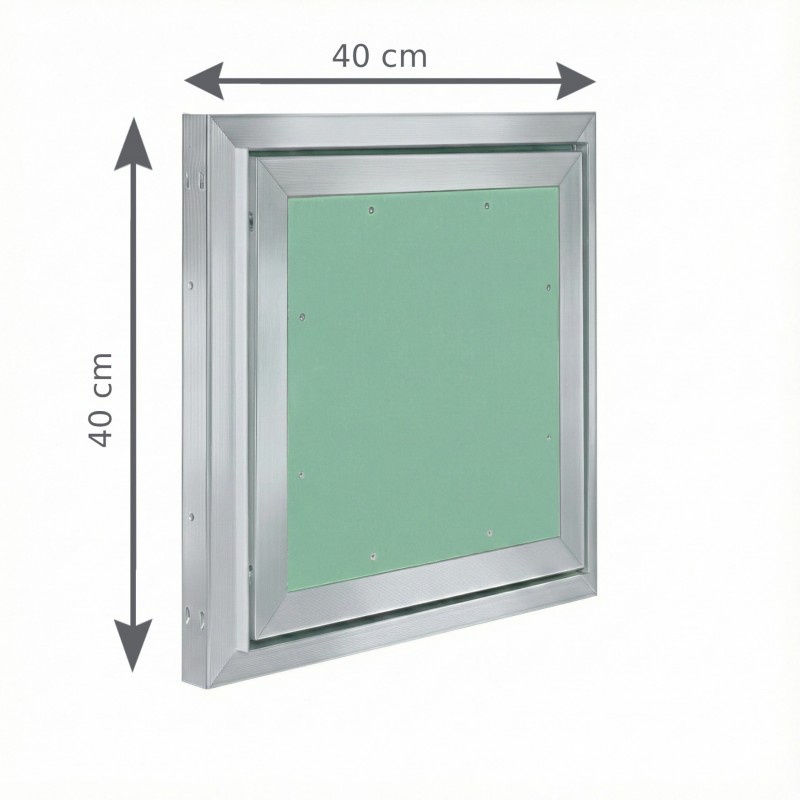 Alumīnija revīzijas lūka ARCHI 400mm x 400mm keramisko flīžu pārklājumam