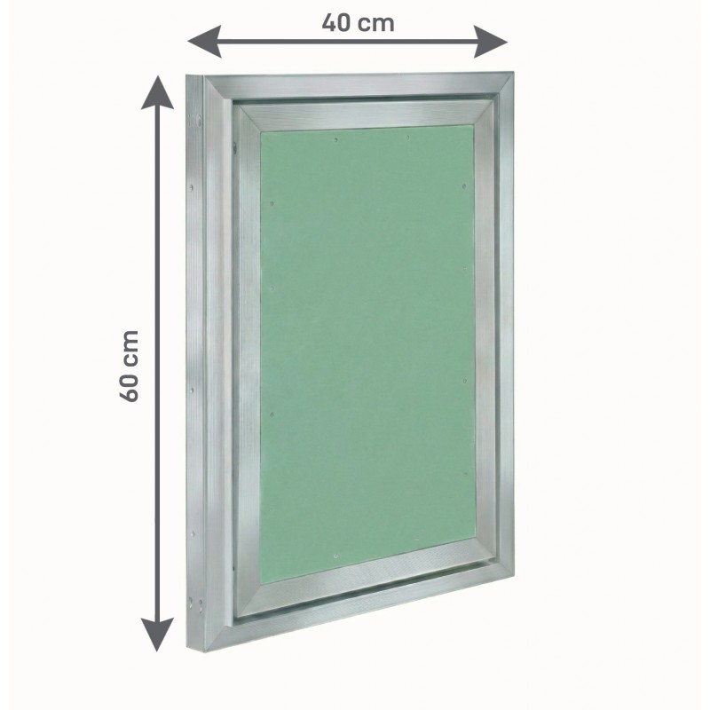 Alumīnija revīzijas lūka ARCHI 400mm x 600mm keramisko flīžu pārklājumam