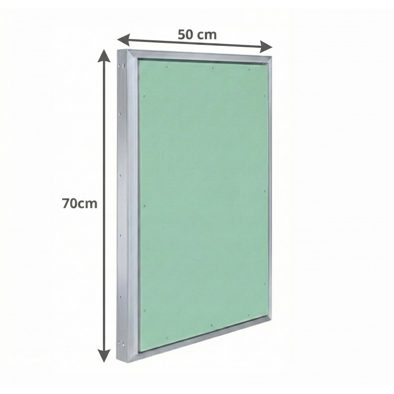 Alumīnija revīzijas lūka ARCHI 500mm x 700mm keramisko flīžu pārklājumam