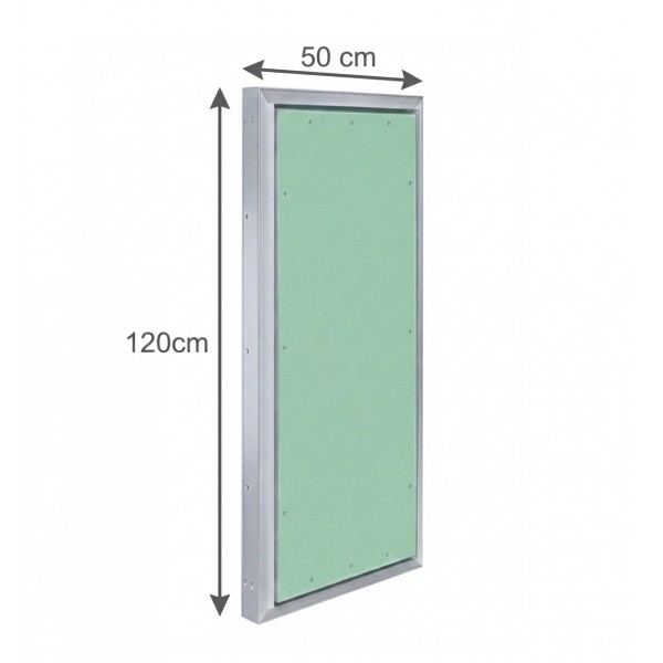 Alumīnija revīzijas lūka ARCHI 500mm x 1000mm keramisko flīžu pārklājumam