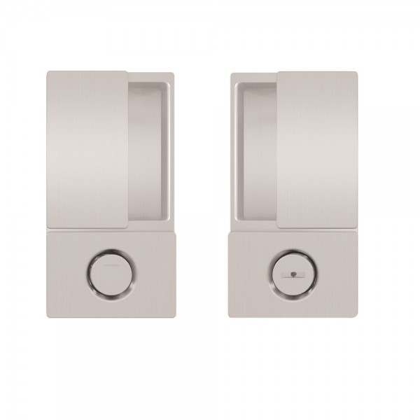 Ручки раздвижных дверей WAVE WC Matt Nickel Ручки раздвижных дверей WAVE WC Matt Nickel