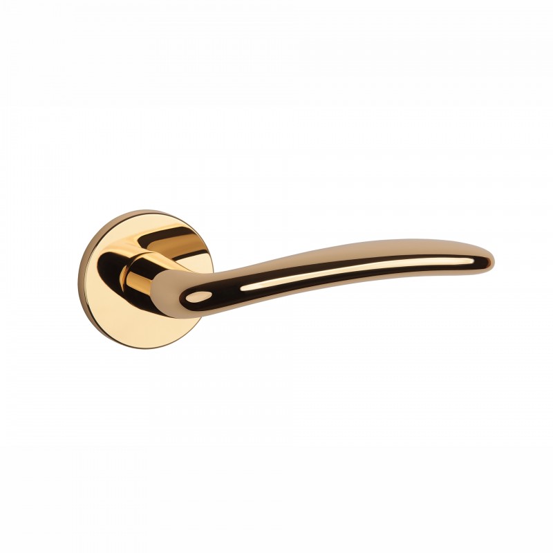 Door handles APRILE Ambrosia R7S AS Polished Brass