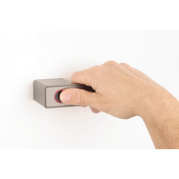 APRILE MAHONIA ROZETA RTH LOCK GYM handle - Graphite - access control with fingerprint reader APRILE MAHONIA ROZETA RTH LOCK GYM handle - Graphite - access control with fingerprint reader