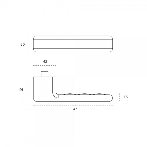 Дверные ручки JNF IN.00.345 Stainless Steel Дверные ручки JNF IN.00.345 Stainless Steel