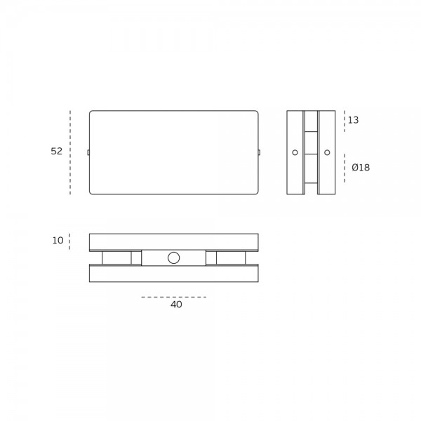 Corner Holder JNF IN.81.114 Stainless steel Corner Holder JNF IN.81.114 Stainless steel