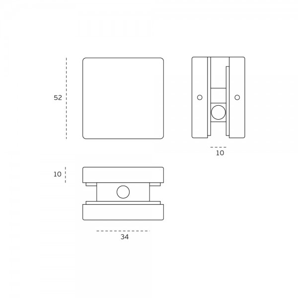 Stūra turētājs JNF IN.81.117 Stainless steel Stūra turētājs JNF IN.81.117 Stainless steel