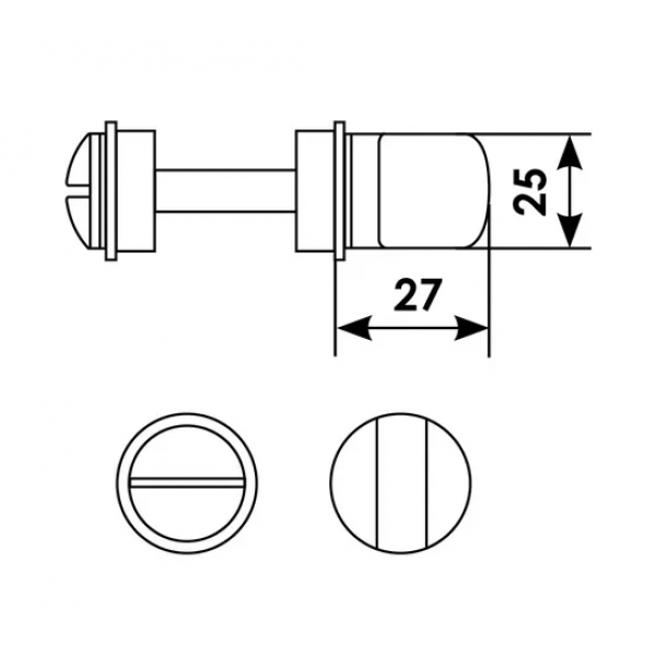 WC aizgrieznis MORELLI LUX-WC-RM Black WC aizgrieznis MORELLI LUX-WC-RM Black