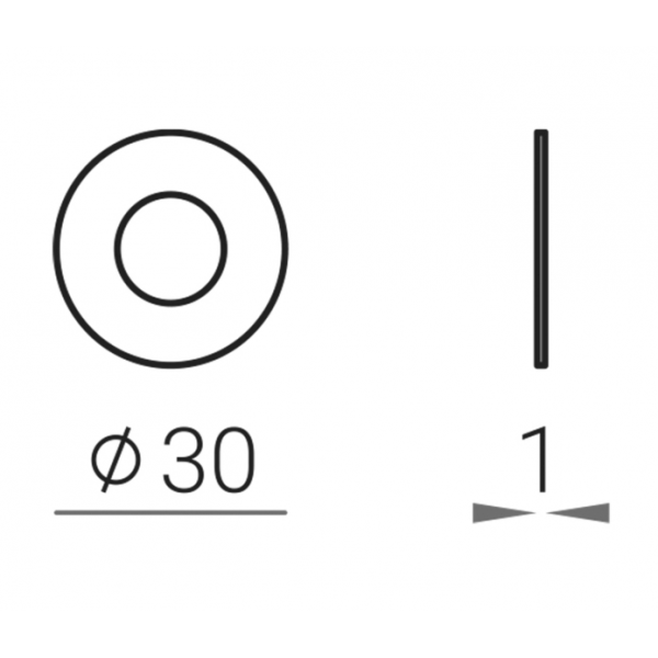 NUDA WC кольцо 30 mm Polished Bronze NUDA WC кольцо 30 mm Polished Bronze