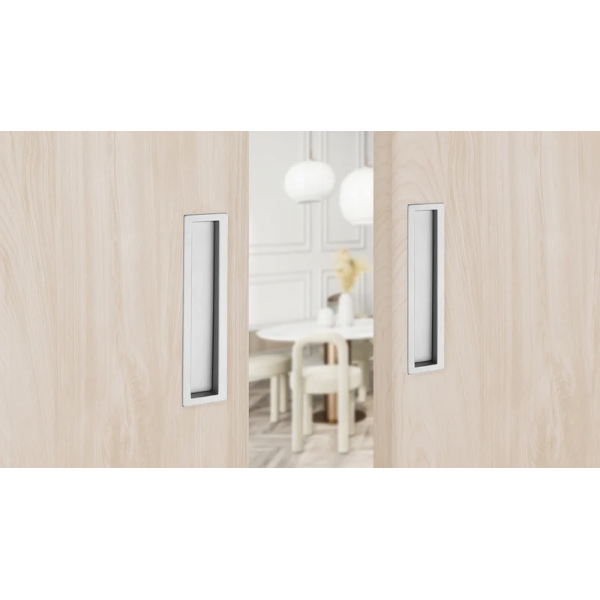 Sliding door handle 1097 satin chrome Sliding door handle 1097 satin chrome