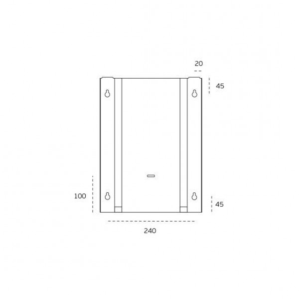 Paper dispenser IN.60.555 Stainless Steel Paper dispenser IN.60.555 Stainless Steel