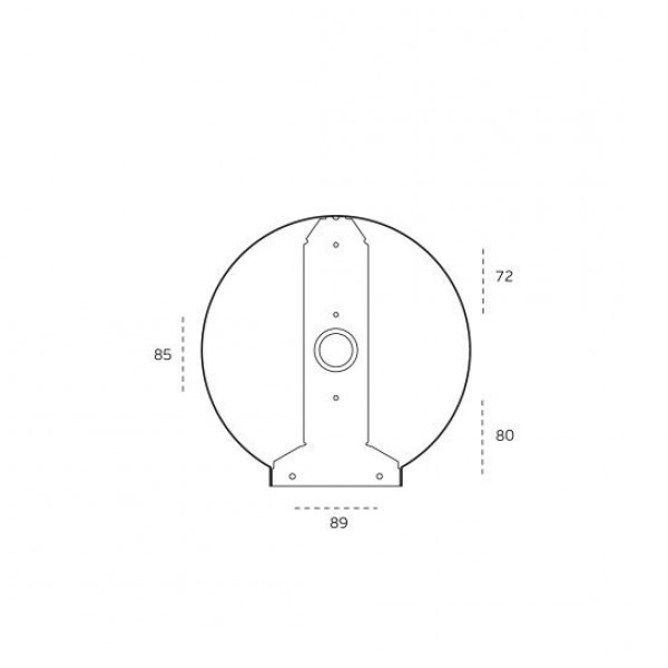Paper dispenser IN.60.489 Stainless Steel Paper dispenser IN.60.489 Stainless Steel