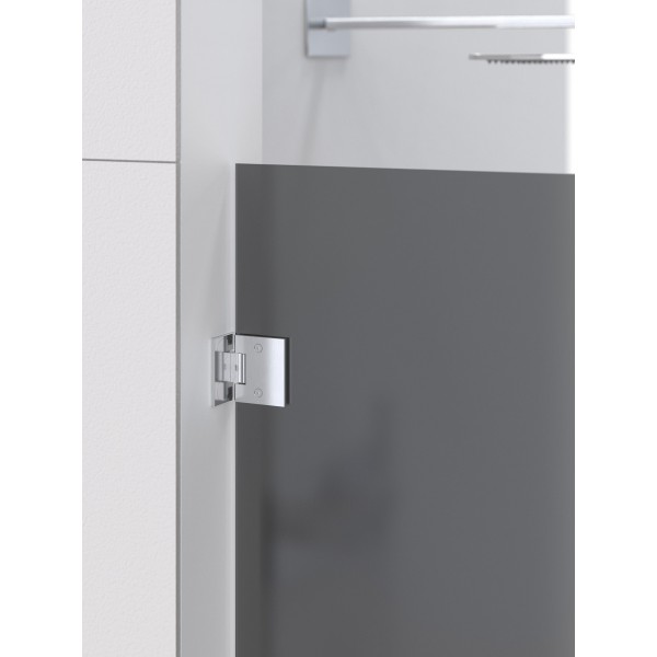 Stikla durvju eņģe ar bremzēm JNF IN.05.303 Stainless Steel Stikla durvju eņģe ar bremzēm JNF IN.05.303 Stainless Steel