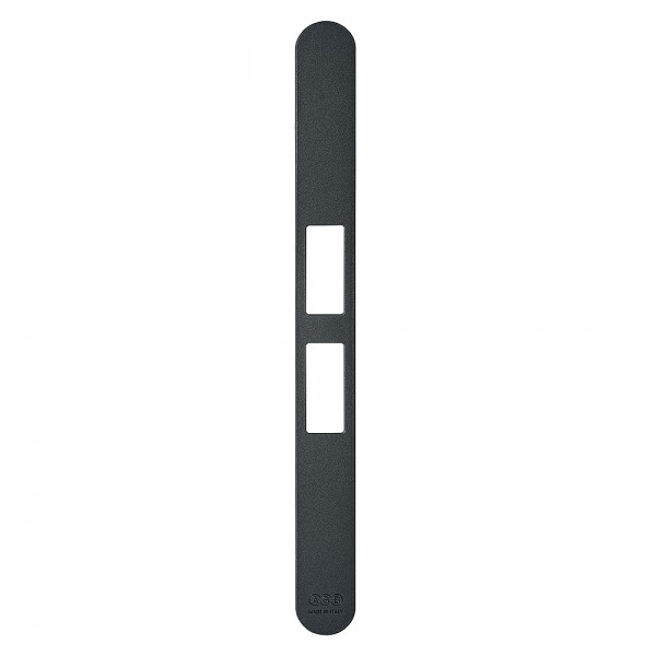Bloķēšanas apdares plāksne Black (piemērota AGB pieskāriena/pieskāriena un aizvēršanas slēdzenēm) Bloķēšanas apdares plāksne Black (piemērota AGB pieskāriena/pieskāriena un aizvēršanas slēdzenēm)