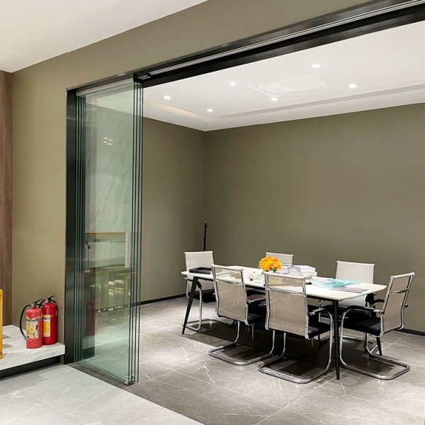 Telescopic Glass Door System VETRO 40 DRAG (for 3 leaves) Telescopic Glass Door System VETRO 40 DRAG (for 3 leaves)