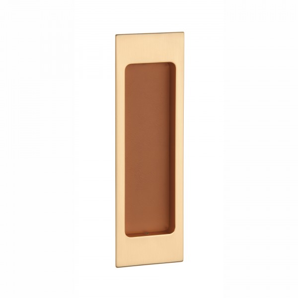 Bīdāmo durvju rokturis APRILE AS HD 240 Su Ādas ielaidums Matte Gold Bīdāmo durvju rokturis APRILE AS HD 240 Su Ādas ielaidums Matte Gold
